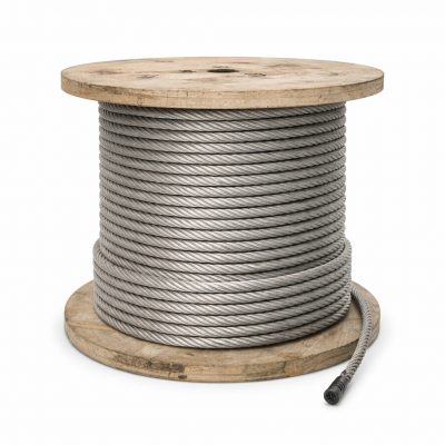 Канат из пластически обжатых прядей 8х37(1+6; 6+12+12) + 8 о.з. + 8х7(1+6) + 6х7(1+6) + 1х7(1+6)